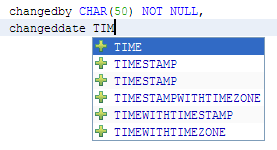 SQL Editor Code Complete